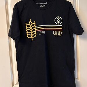 Men's Medium Black Graphic T-Shirt